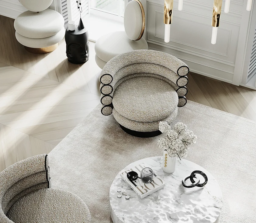 Black&White Living Room Project with