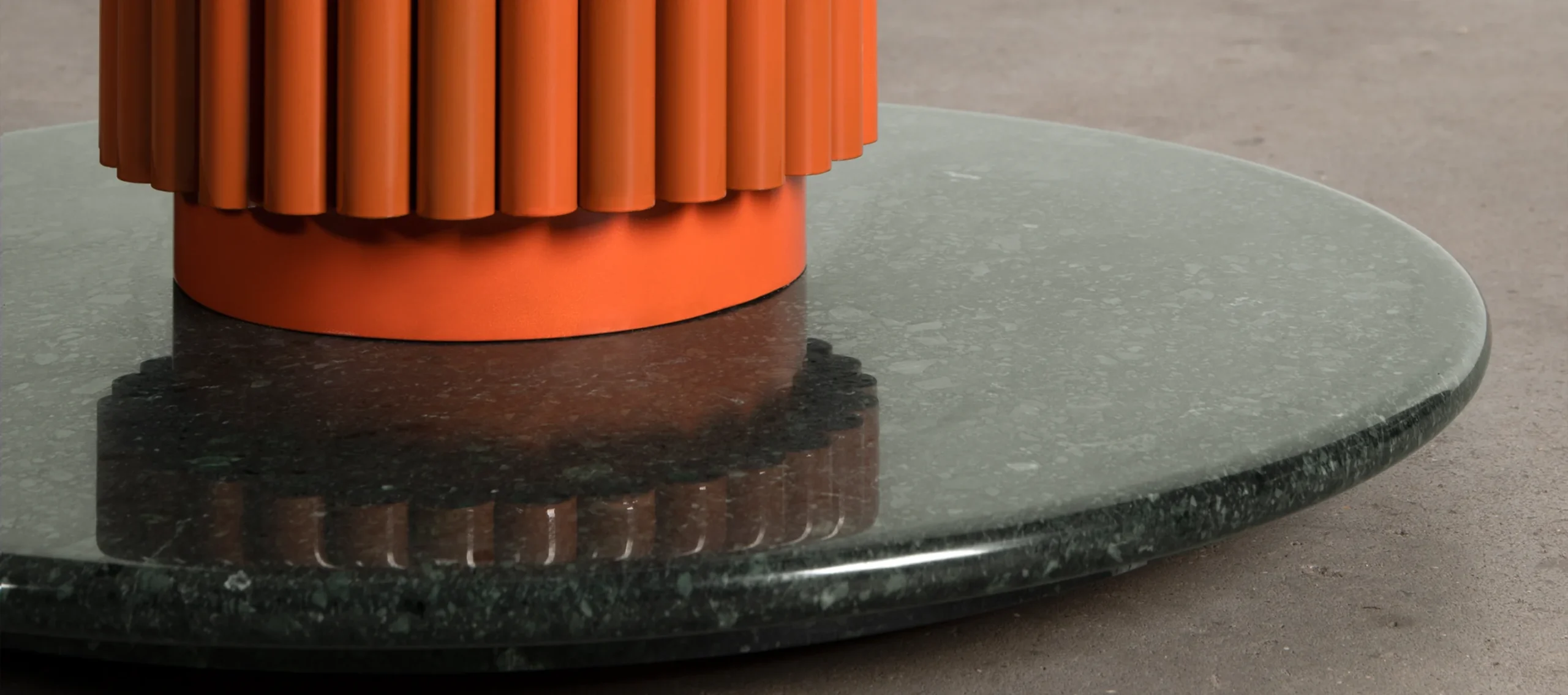 Kleos Floor Lamp with sleek sculptural design, premium materials, and a meticulously crafted lampshade for modern and luxury interiors