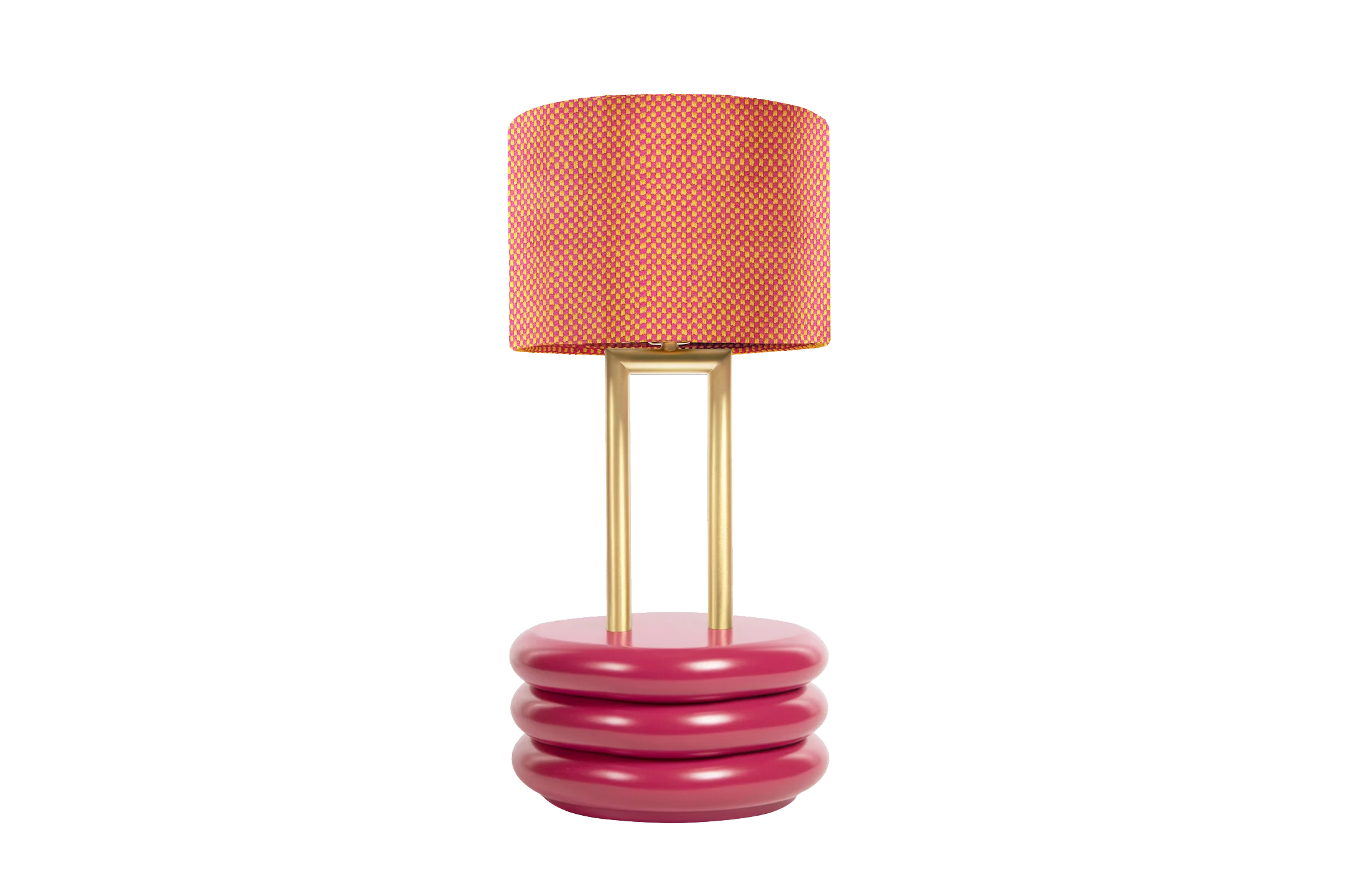 Marshmallow Table Lamp with rounded playful design and softly diffused light for modern and luxury interiors.
