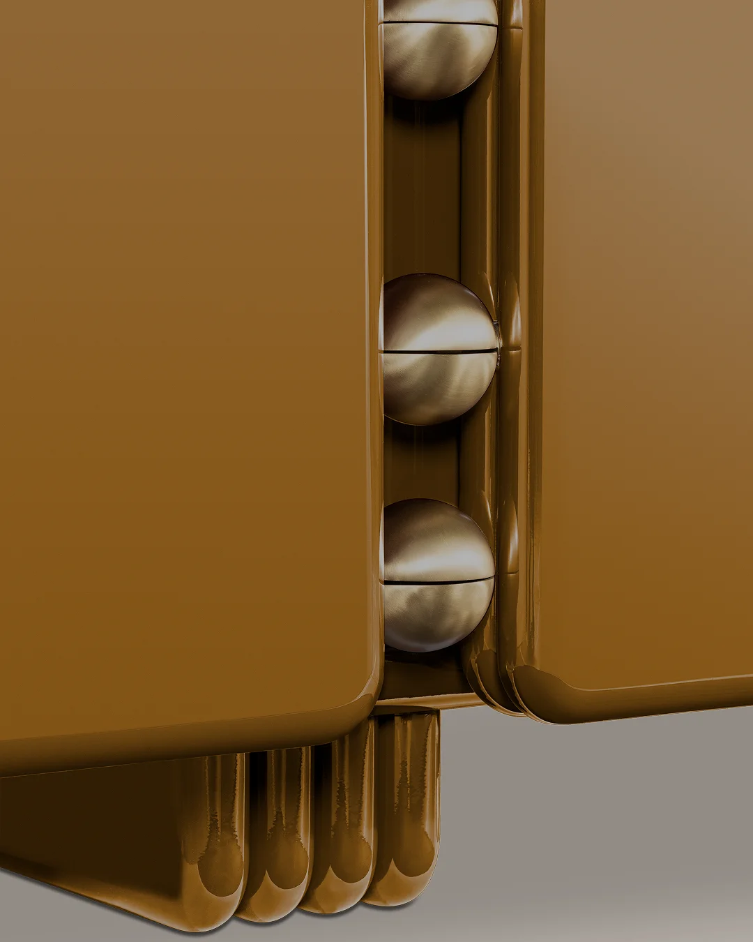 Monolithic Sideboard handcrafted luxury furniture with bold geometric design and artisanal craftsmanship for contemporary modern interiors