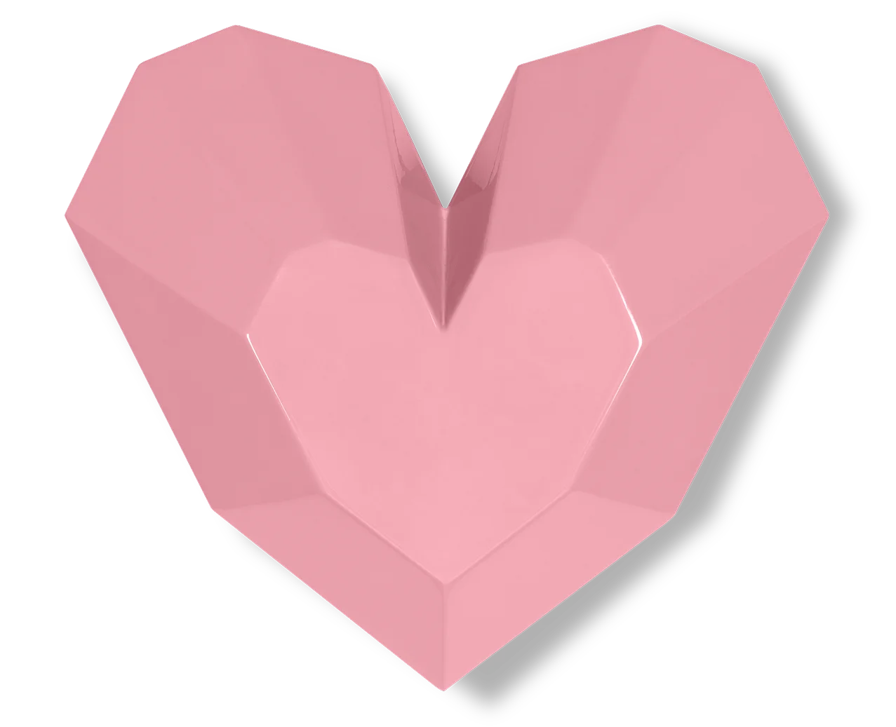 Queen Heart Wall Lamp with three-dimensional heart-shaped design casting soft, warm light for whimsical and stylish interiors.