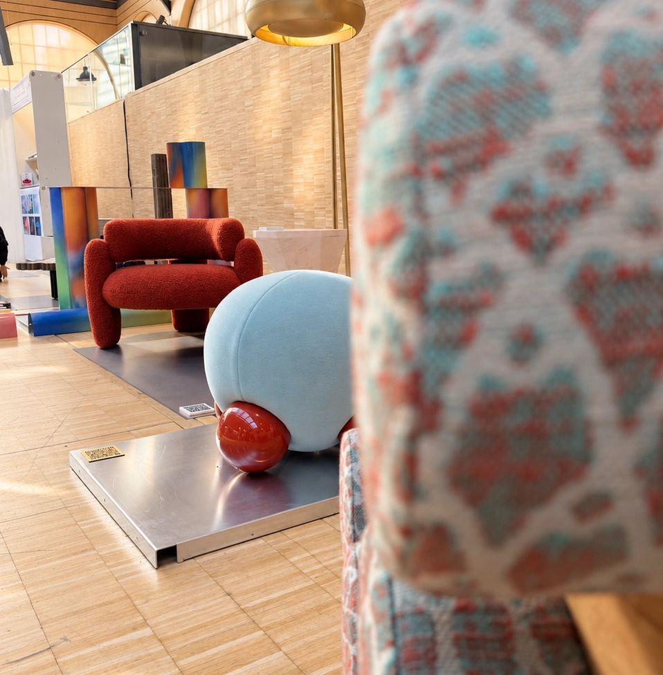 Royal Stranger sculptural furniture at Le Carreau du Temple, Paris.